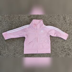 Adidas Light Pink Zip-Up Jacket 6 Months
